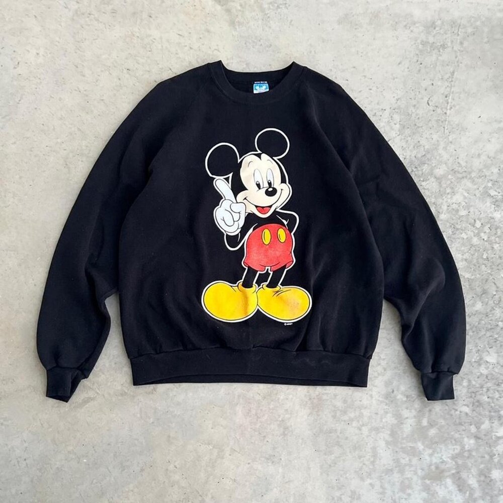 Vintage 90s Disney Mickey Mouse Crewneck Sweatshirt